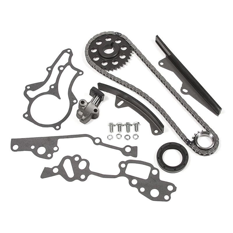 Kit catena di distribuzione per carichi pesanti (con 2 guide metalliche) per 85-95 2.4 Toyota 22R 22RE